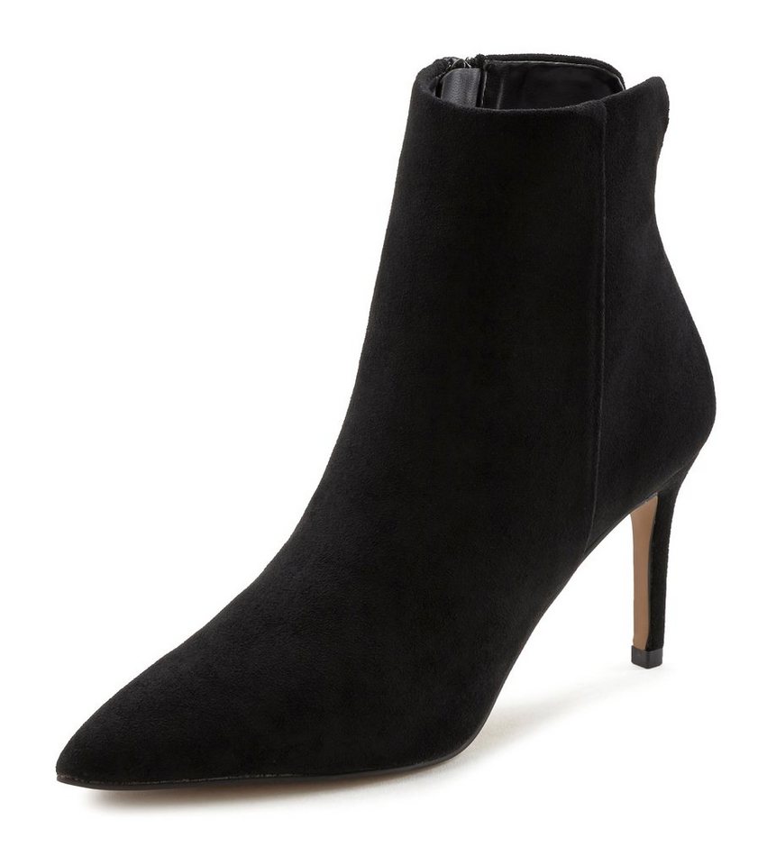 LASCANA Herbststiefelette, Stiefel, High-Heel-Stiefelette in elegant spitz zulaufender Form VEGAN – Bild 2 von 5
