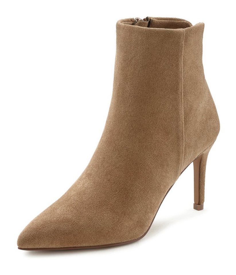 LASCANA Herbststiefelette, Stiefel, High-Heel-Stiefelette in elegant spitz zulaufender Form VEGAN – Bild 3 von 5