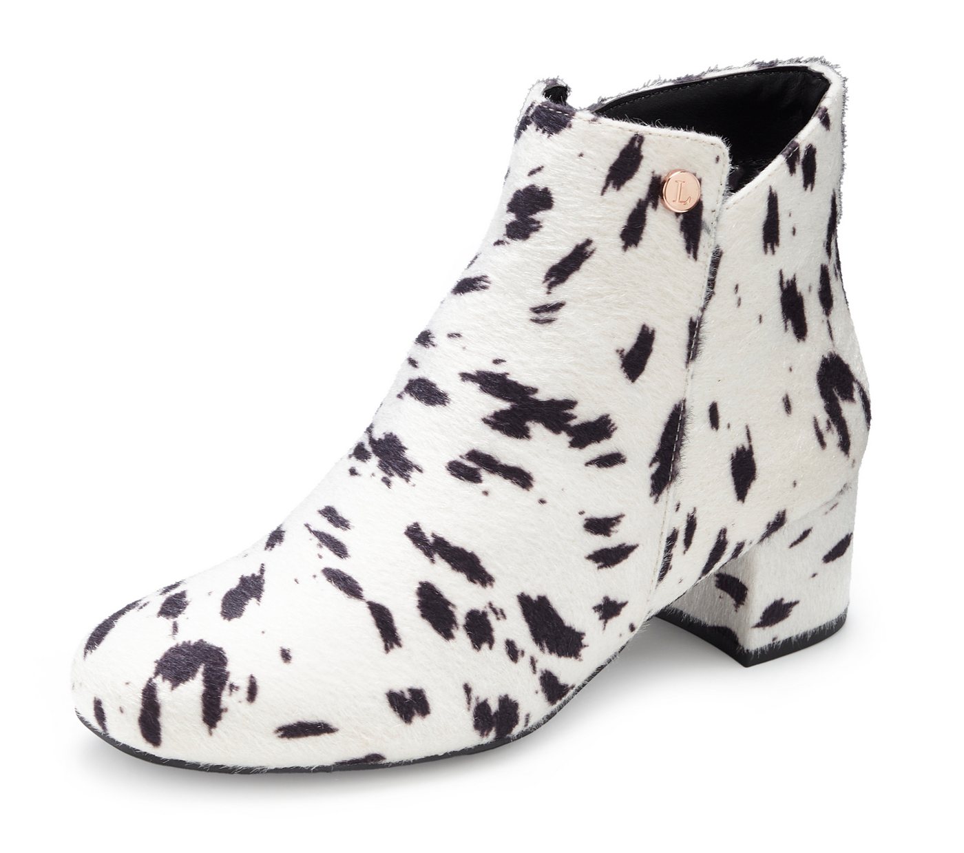 LASCANA Herbststiefelette, Ankle Boots, Stiefel, Stiefelette mit bequemen Blockabsatz VEGAN – Bild 2 von 5