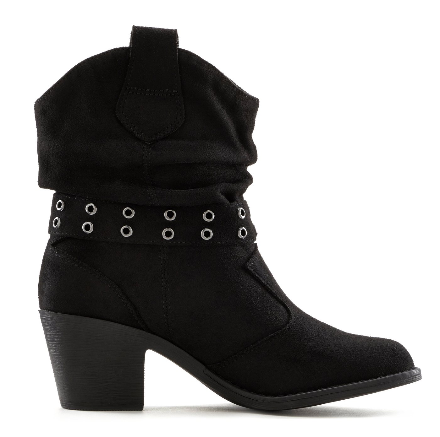 LASCANA Herbststiefelette, Cowboy Stiefelette Cowboy Boots, Western Stiefelette, Ankleboots VEGAN – Bild 4 von 5