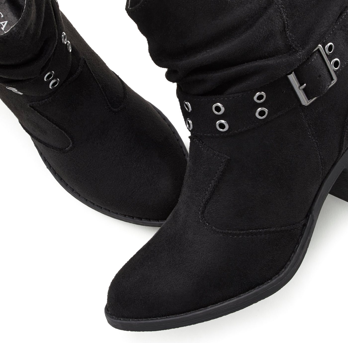 LASCANA Herbststiefelette, Cowboy Stiefelette Cowboy Boots, Western Stiefelette, Ankleboots VEGAN – Bild 5 von 5