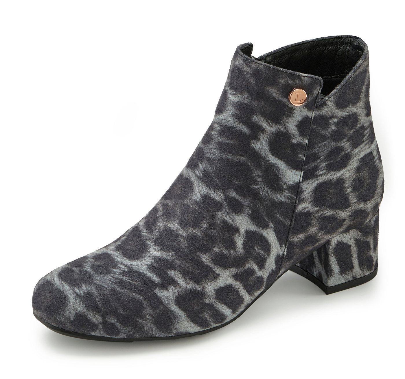 LASCANA Herbststiefelette, Ankle Boots, Stiefel, Stiefelette mit bequemen Blockabsatz VEGAN – Bild 2 von 5