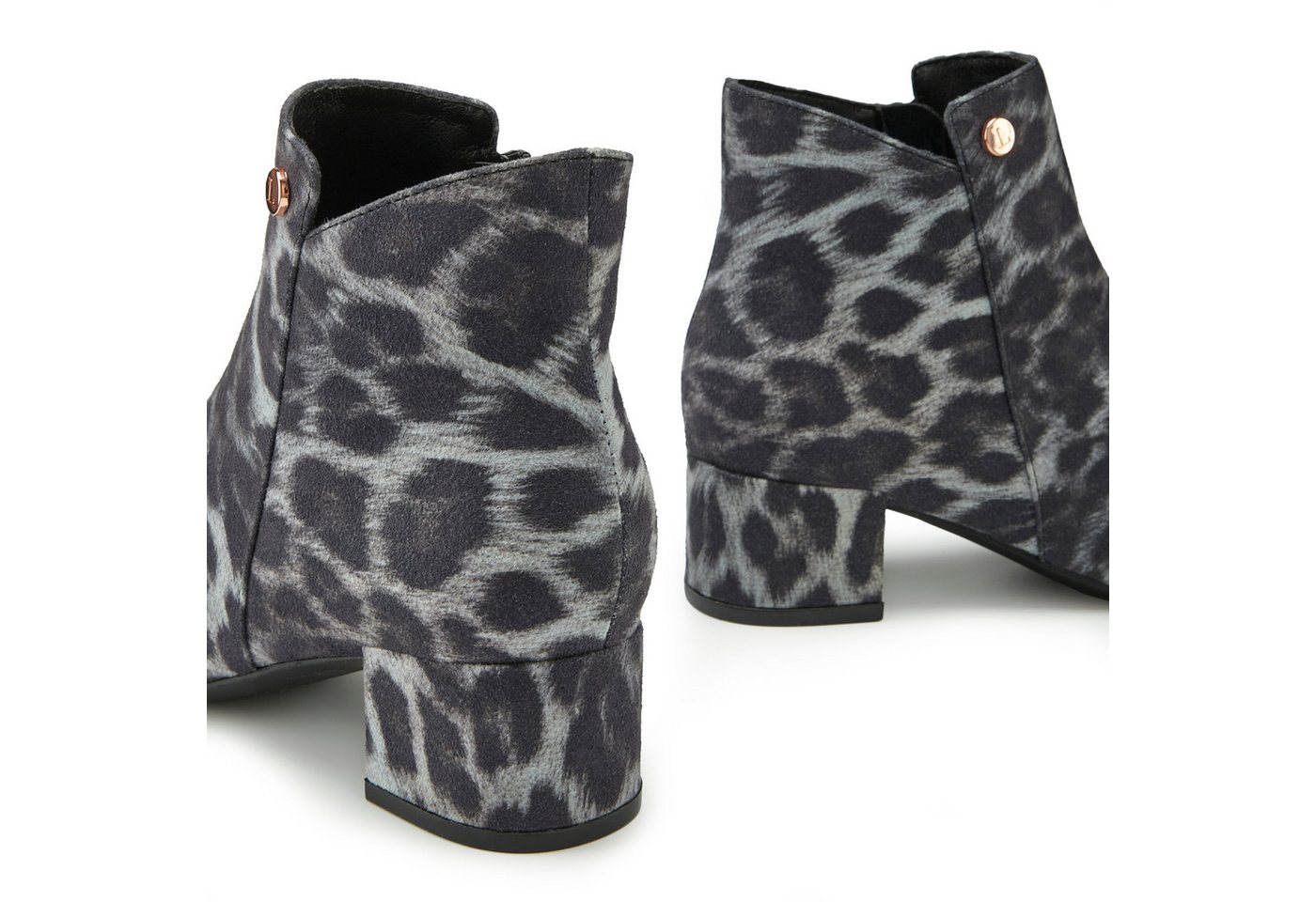 LASCANA Herbststiefelette, Ankle Boots, Stiefel, Stiefelette mit bequemen Blockabsatz VEGAN – Bild 5 von 5