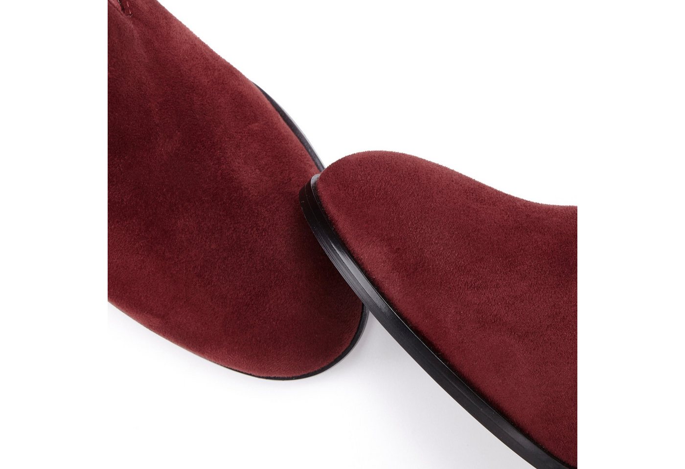 LASCANA Herbststiefelette, Ankle Boot, Stiefel, High-Heel-Stiefelette mit modischer Spitze und bequemen Blockabsatz – Bild 3 von 5