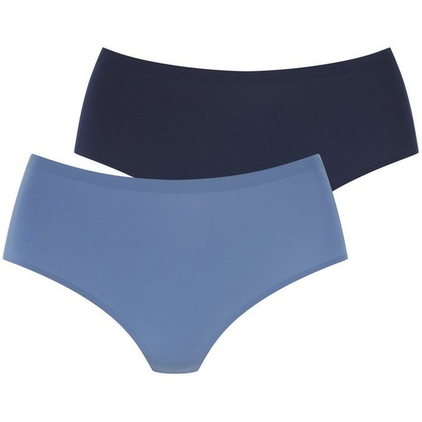 LASCANA High-Waist-String Superstretch (2er-Pack) nahtlose Verarbeitung, leichte Mikrofaserqualität