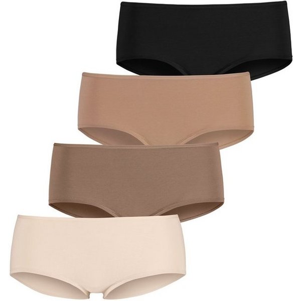 LASCANA Hipster (4er-Pack) aus elastischer Baumwolle
