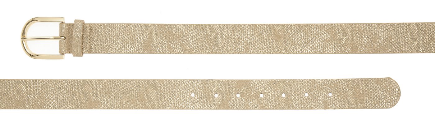 LASCANA Hüftgürtel Hosengürtel, Gürtel, Jeansgürtel, Anzuggürtel im modernen Metallic Animal-Look – Bild 2 von 3