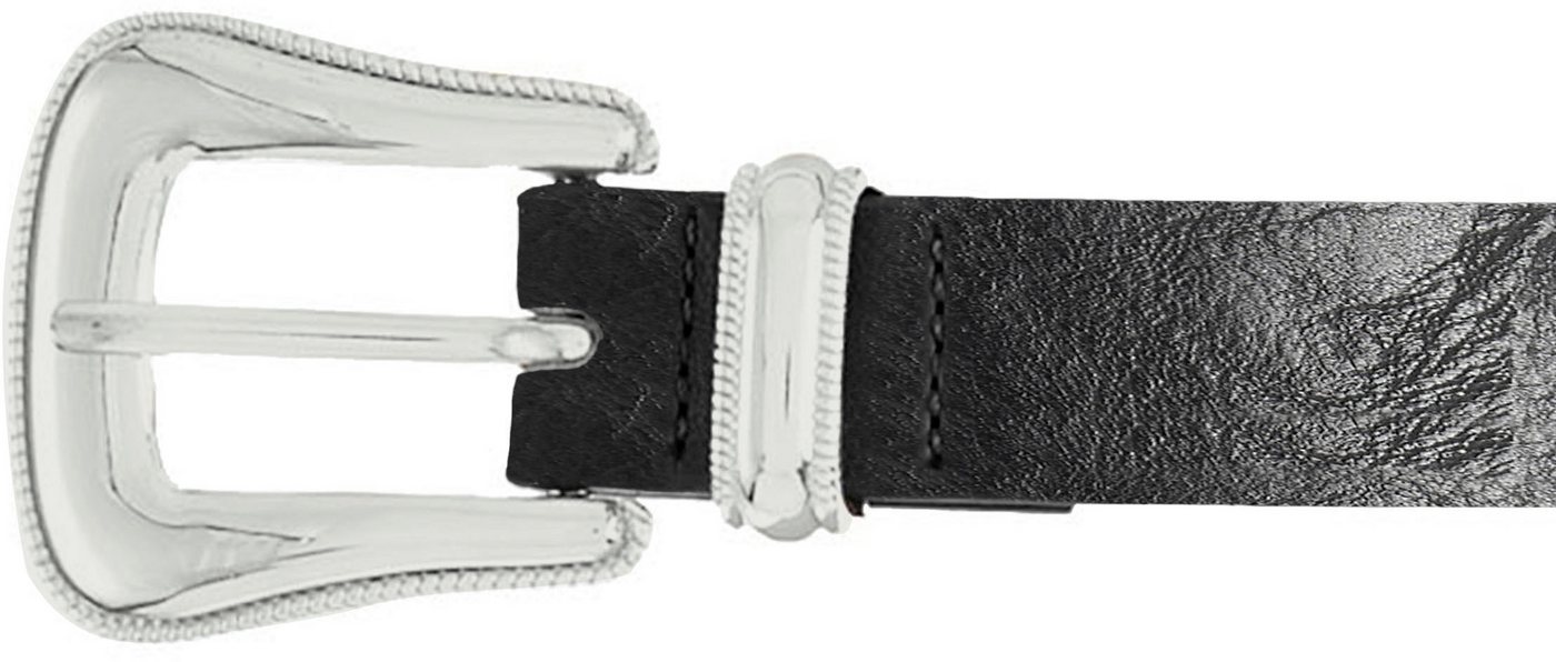 LASCANA Hüftgürtel Hosengürtel, Cowboygürtel, Anzuggürtel, Westerngürtel, Gürtel für Hosen, Jeans & Kleider im modernen Western Look – Bild 2 von 3