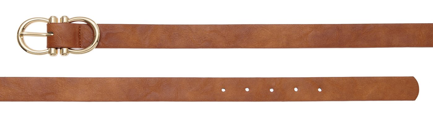 LASCANA Hüftgürtel Hosengürtel, Anzuggürtel, Jeansgürtel, Gürtel für Jeans & Hosen im klassischen Design mit moderner Schnalle – Bild 3 von 3
