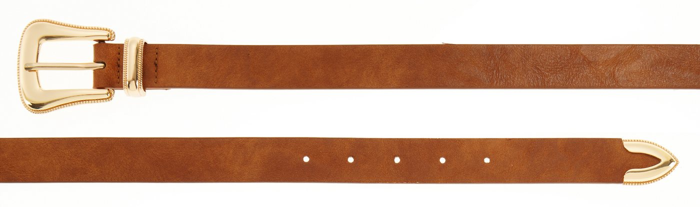 LASCANA Hüftgürtel Hosengürtel, Cowboygürtel, Anzuggürtel, Westerngürtel, Gürtel für Hosen, Jeans & Kleider im modernen Western Look – Bild 3 von 3