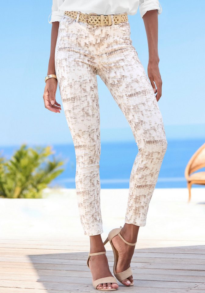 LASCANA Hüftgürtel Hosengürtel, Anzuggürtel, Gürtel, Jeansgürtel mit kleinen Cut-Outs - für Hosen & Kleider – Bild 3 von 5