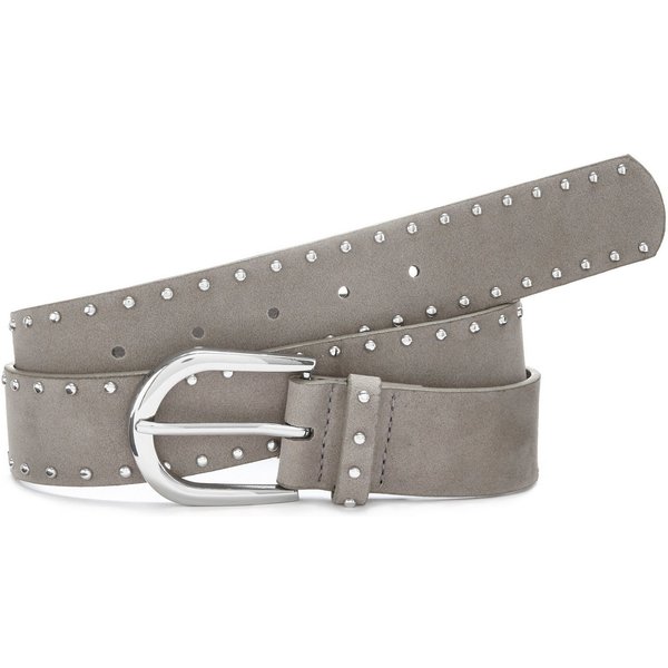 LASCANA Hüftgürtel Nietengürtel, Anzuggürtel, Gürtel, Jeansgürtel, Hosengürtel in Veloursleder-Optik mit kleinen Nieten für Jeans & Hosen
