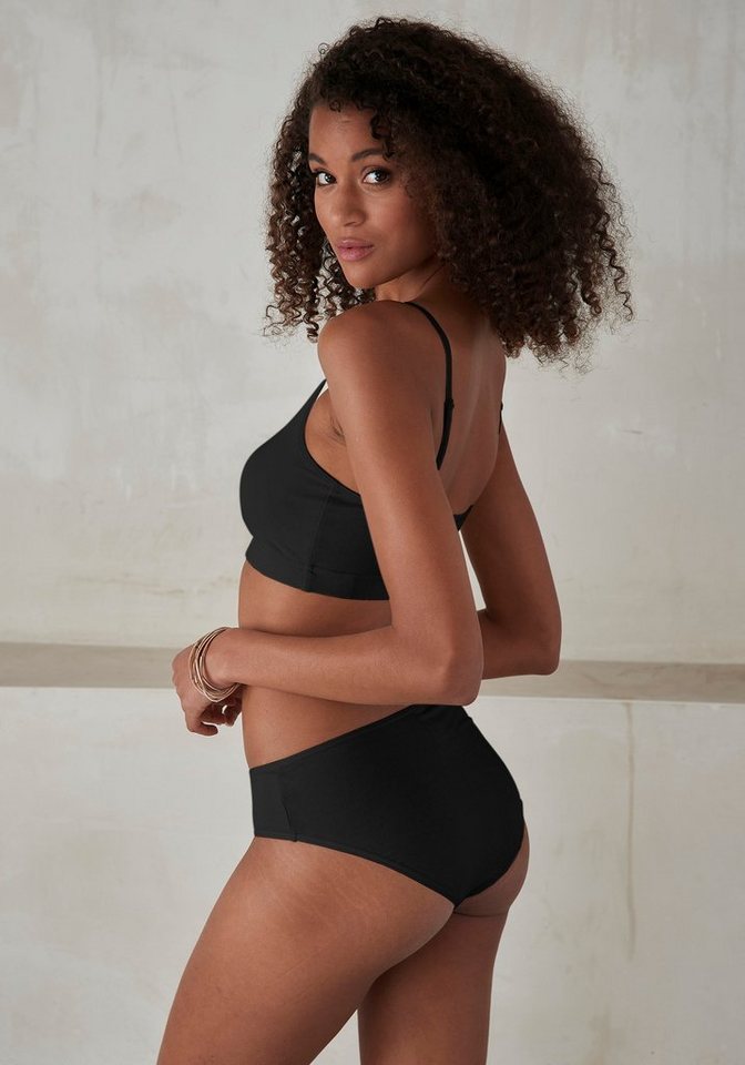 LASCANA Jazz-Pants Slips (4er-Pack) aus elastischer Baumwolle – Bild 3 von 5