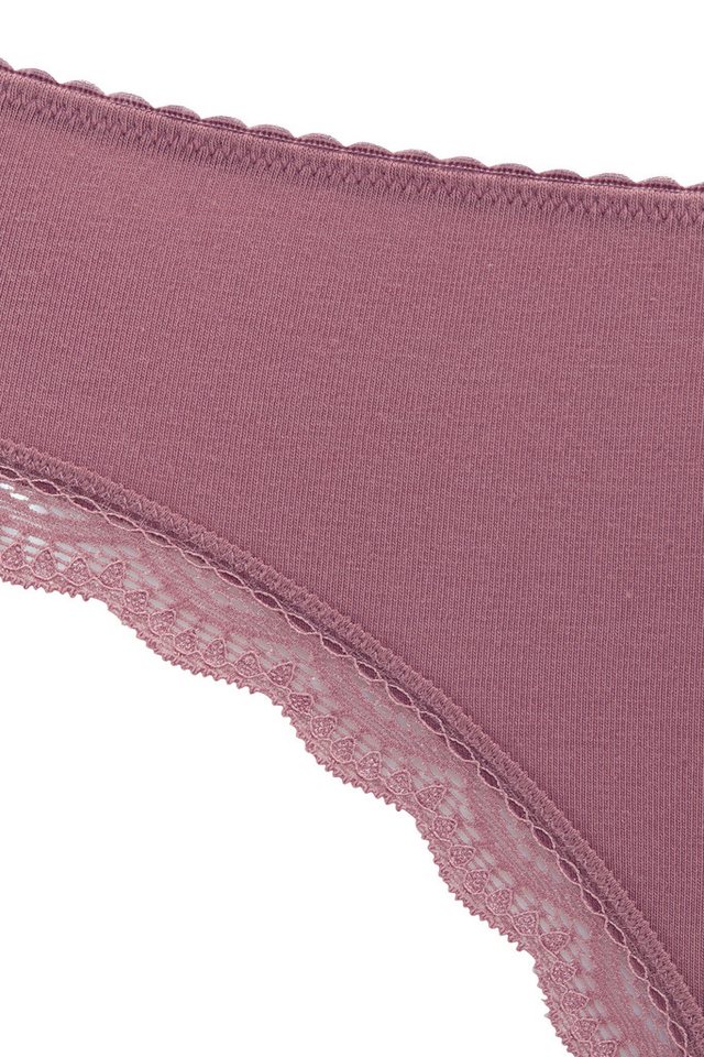 LASCANA Jazz-Pants Slips (5er-Pack) aus elastischer Baumwolle mit zarter Spitze, mit Aufbewahrungsbox – Bild 5 von 5