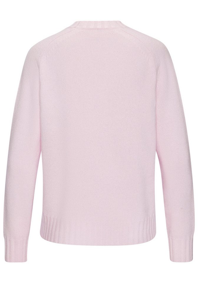 LASCANA Kaschmirpullover mit Rundhalsausschnitt aus superweicher Qualität lockerer Pullover aus reinem Kaschmir, Feinstrickpullover, Basic – Bild 4 von 5