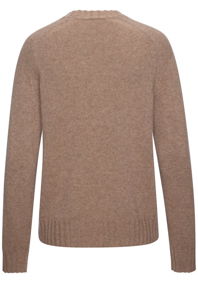 LASCANA Kaschmirpullover mit Rundhalsausschnitt aus superweicher Qualität lockerer Pullover aus reinem Kaschmir, Feinstrickpullover, Basic – Bild 4 von 5