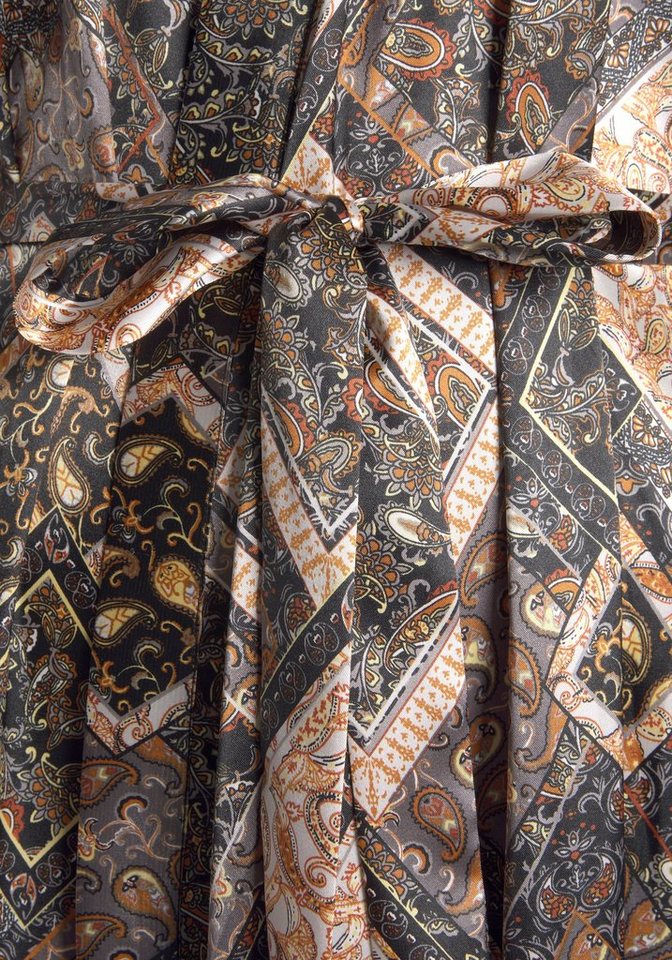 LASCANA Kimono, Langform, Polyestermischung, in edler Satin-Qualität – Bild 4 von 5