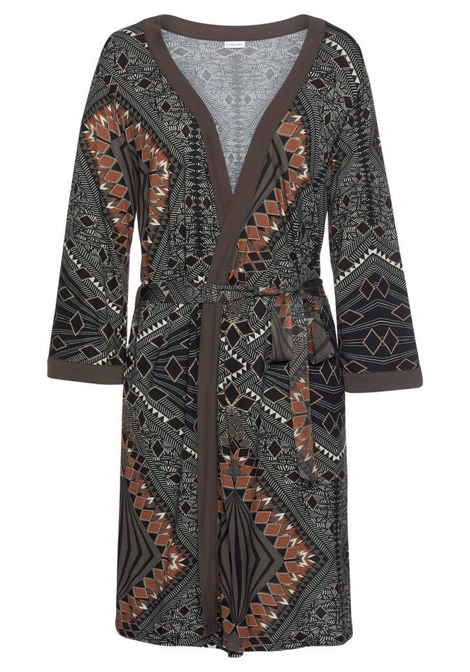 LASCANA Kimono, Kurzform, Viskose, Gürtel, mit Bindegürtel – Bild 2 von 5