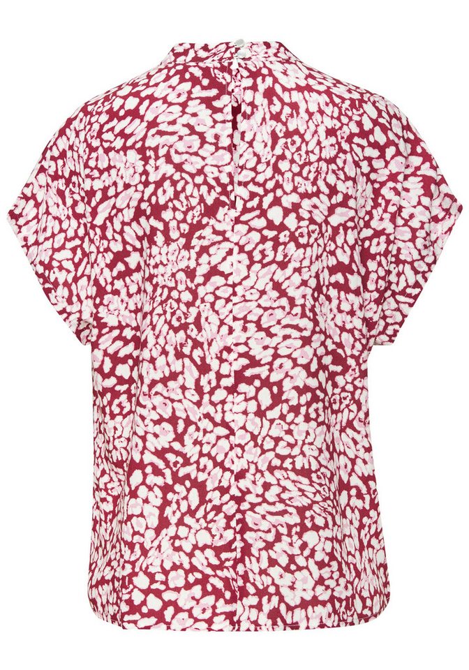LASCANA Kurzarmbluse mit Alloverdruck, Damenbluse, sportlich elegant – Bild 4 von 5
