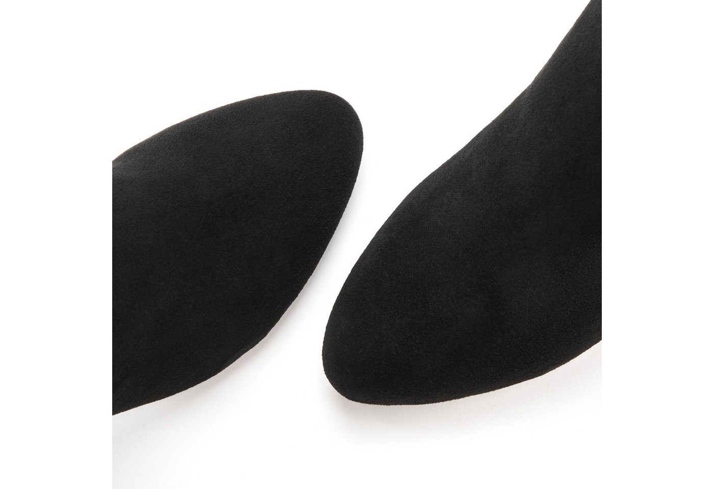 LASCANA Langschaftstiefel, Stiefelette, Stiefel mit Blockabsatz in elegant zweifarbiger Optik – Bild 4 von 5