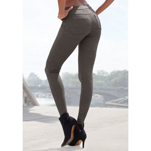 LASCANA Leggings mit Ajour Karomuster