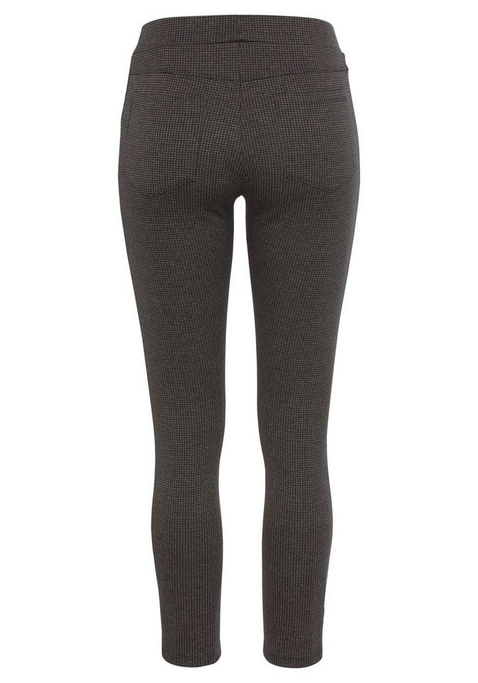 LASCANA Leggings mit Ajour Karomuster – Bild 4 von 5
