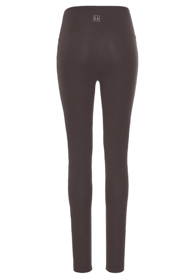 LASCANA Leggings mit breitem Bündchen, Loungewear – Bild 4 von 5