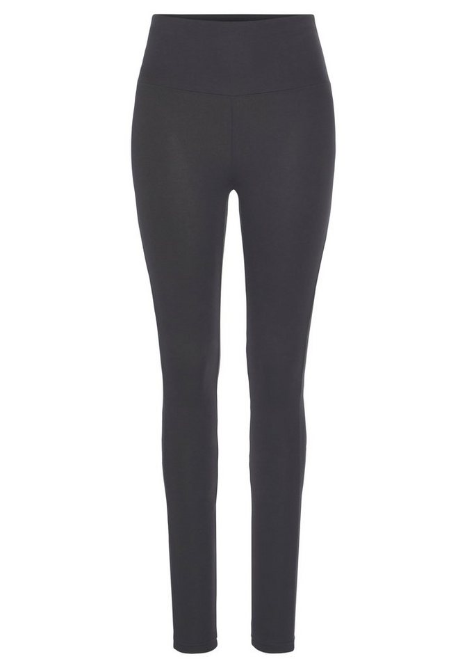 LASCANA Leggings mit breitem Bündchen, Loungewear – Bild 2 von 5