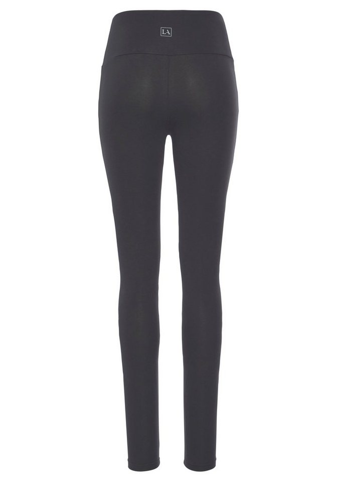 LASCANA Leggings mit breitem Bündchen, Loungewear – Bild 4 von 5