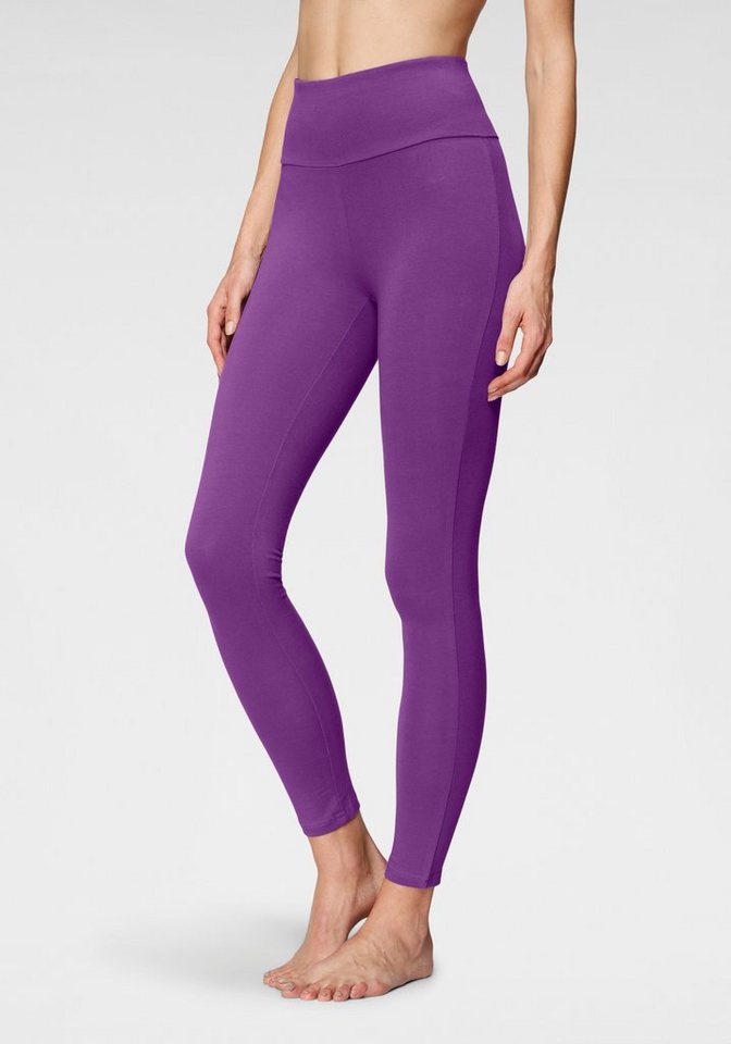 LASCANA Leggings mit breitem Bündchen – Bild 5 von 5