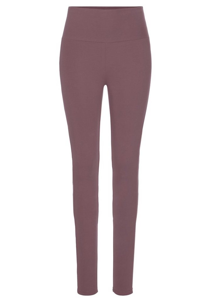 LASCANA Leggings mit breitem Bündchen, Loungewear – Bild 2 von 5