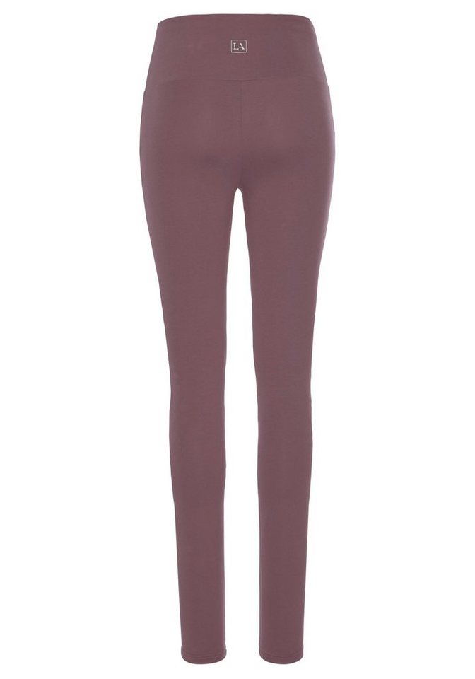 LASCANA Leggings mit breitem Bündchen, Loungewear – Bild 4 von 5