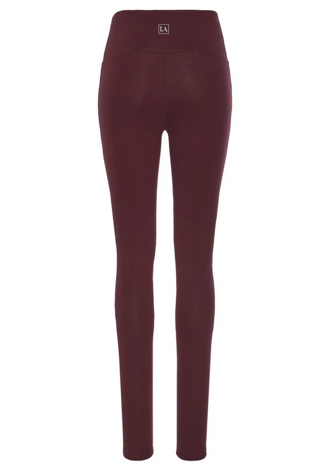 LASCANA Leggings mit breitem Bündchen, Loungewear – Bild 4 von 5