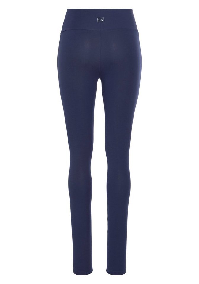 LASCANA Leggings mit breitem Bündchen – Bild 4 von 5