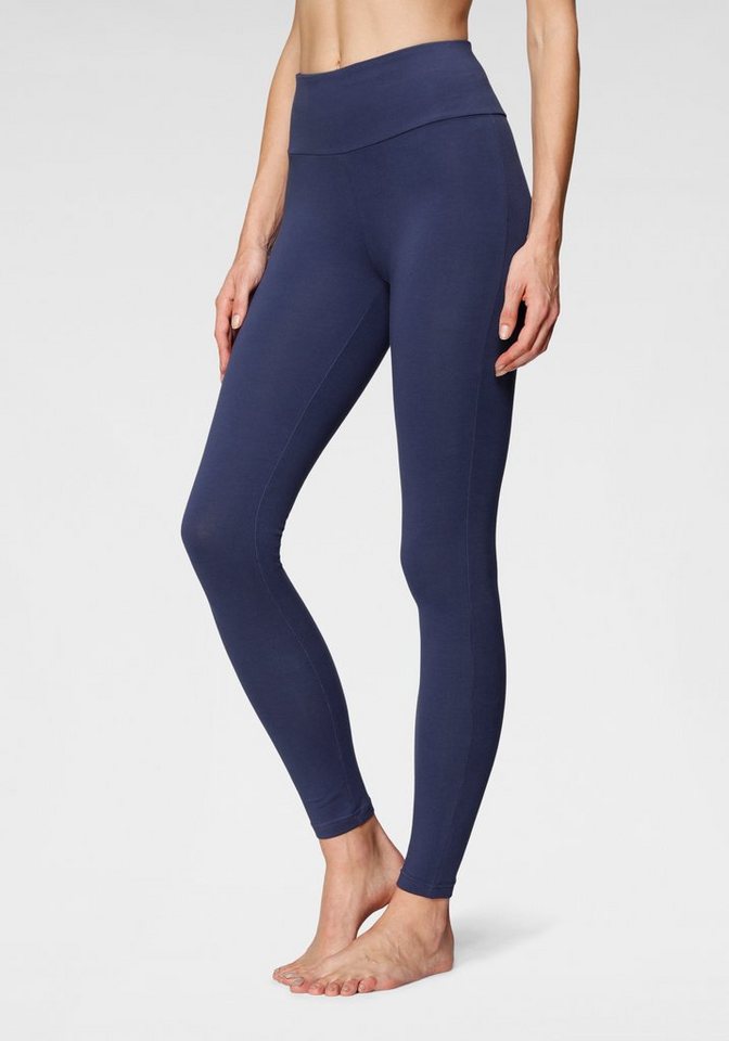 LASCANA Leggings mit breitem Bündchen – Bild 5 von 5