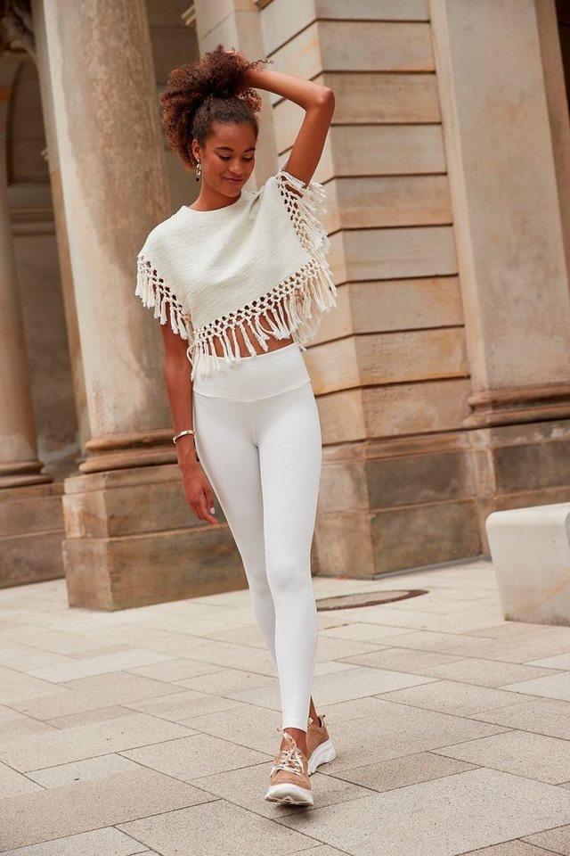 LASCANA Leggings mit breitem Bündchen, Loungewear – Bild 3 von 5