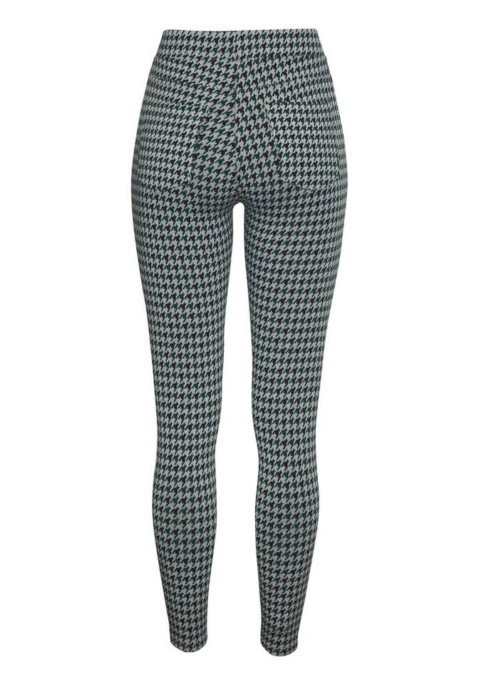 LASCANA Leggings mit eingestricktem farbigem Design – Bild 3 von 5