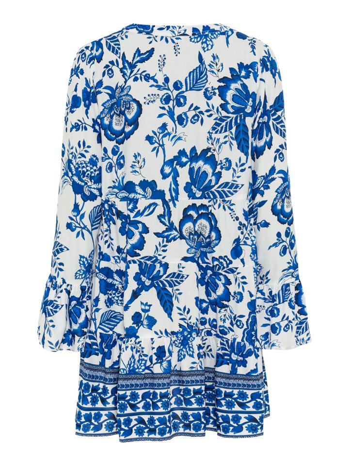 LASCANA Longbluse mit Spitzeneinsätzen, Tunika, Blusenkleid, Strandmode – Bild 4 von 5