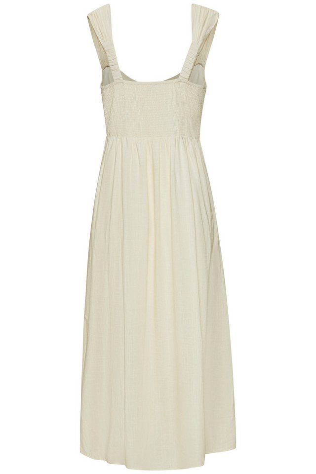 LASCANA Maxikleid mit breiten Trägern aus Webware mit Leinenanteil Elegantes Sommerkleid, Leinenkleid, Trägerkleid – Bild 3 von 5