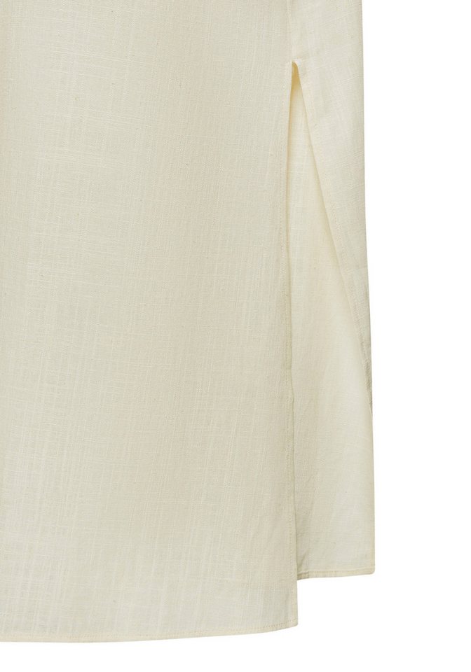 LASCANA Maxikleid mit breiten Trägern aus Webware mit Leinenanteil Elegantes Sommerkleid, Leinenkleid, Trägerkleid – Bild 4 von 5