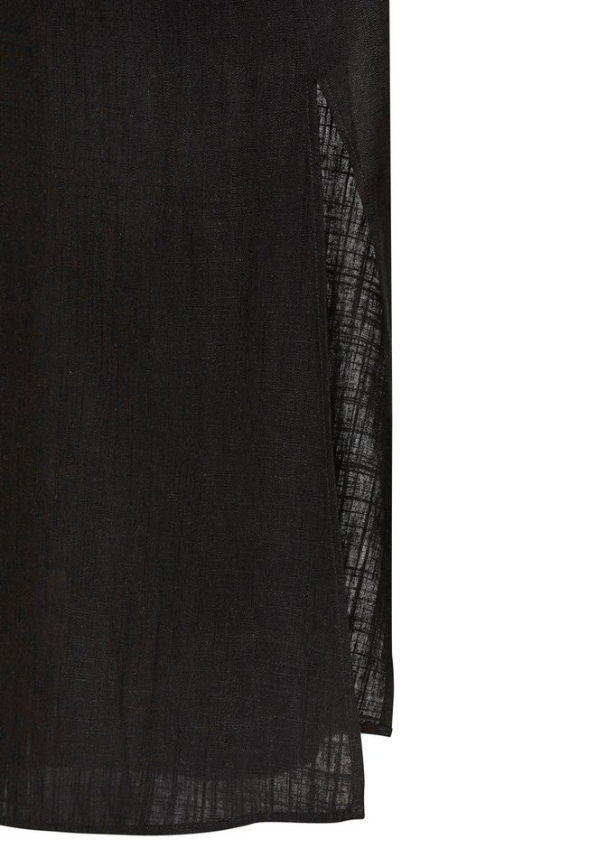 LASCANA Maxikleid mit breiten Trägern aus Webware mit Leinenanteil Elegantes Sommerkleid, Leinenkleid, Trägerkleid – Bild 4 von 5