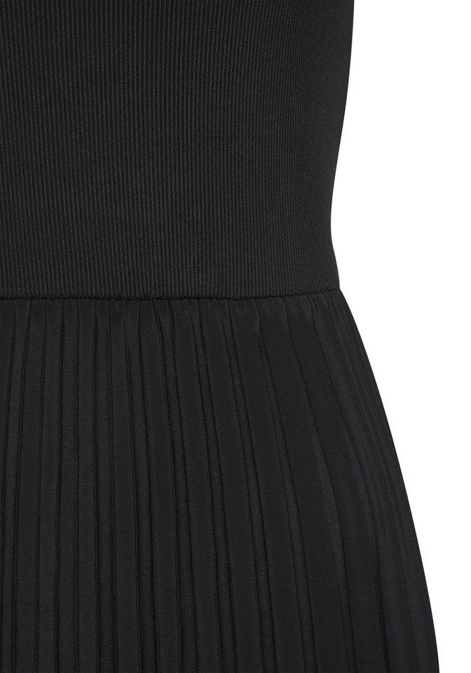 LASCANA Midikleid mit Plisseerockteil, bügelfreie Qualität elegantes Sommerkleid, Festkleid, Plisseekleid, modisch – Bild 5 von 5