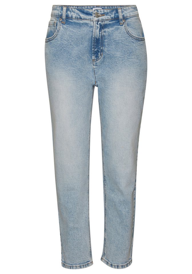 LASCANA Mom-Jeans mit hohem Bund. elastische Denimware – Bild 2 von 5