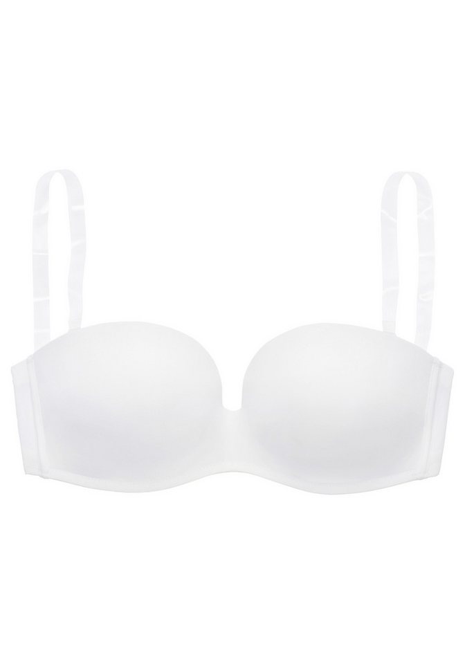 LASCANA Multiway-BH, Dirndl-BH, BH ohne Träger, T-Shirt-BH, Trägerloser BH, Push-up-BH mit 3 Tragevarianten, große Größen – Bild 2 von 5