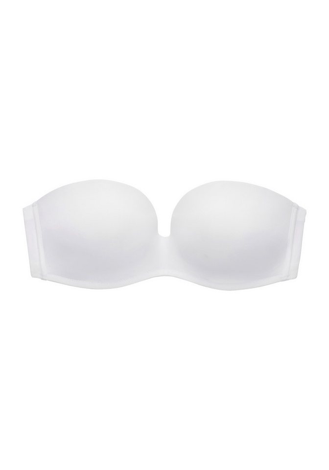 LASCANA Multiway-BH, Dirndl-BH, BH ohne Träger, T-Shirt-BH, Trägerloser BH, Push-up-BH mit 3 Tragevarianten, große Größen – Bild 4 von 5