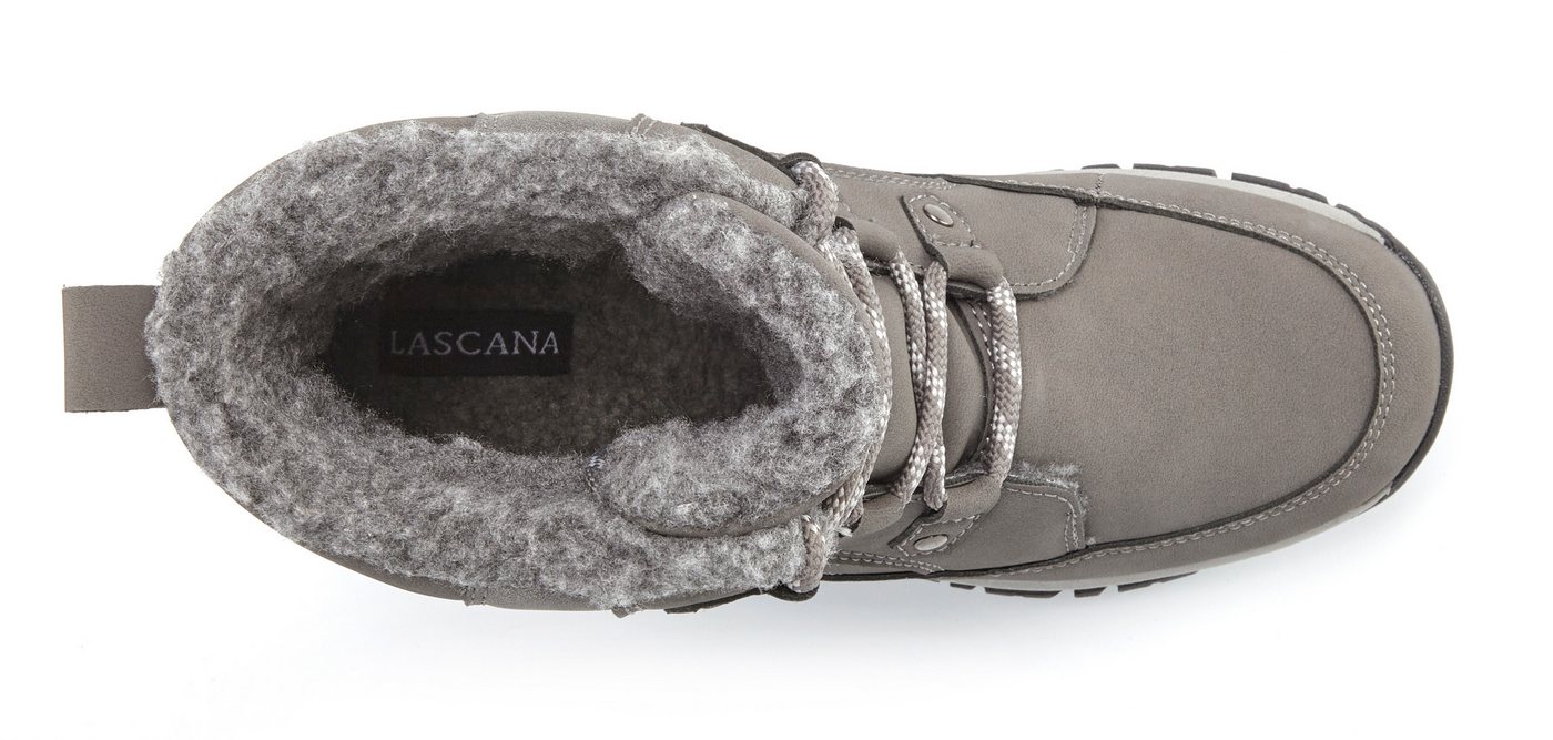 LASCANA Outdoorstiefel, Winterstiefelette, Winterboots, Schneestiefel, Stiefelette NEU mit wasserabweisender Comfortex-Membrane und Warmfutter – Bild 5 von 5