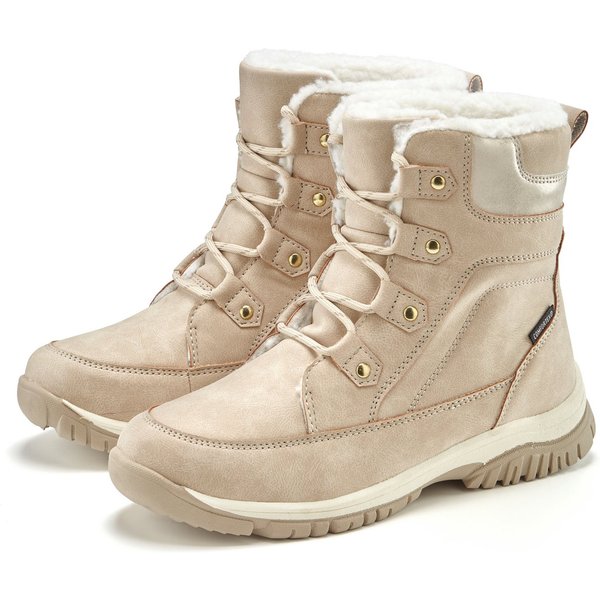 LASCANA Outdoorstiefel, Winterstiefelette, Winterboots, Schneestiefel, Stiefelette NEU mit wasserabweisender Comfortex-Membrane und Warmfutter