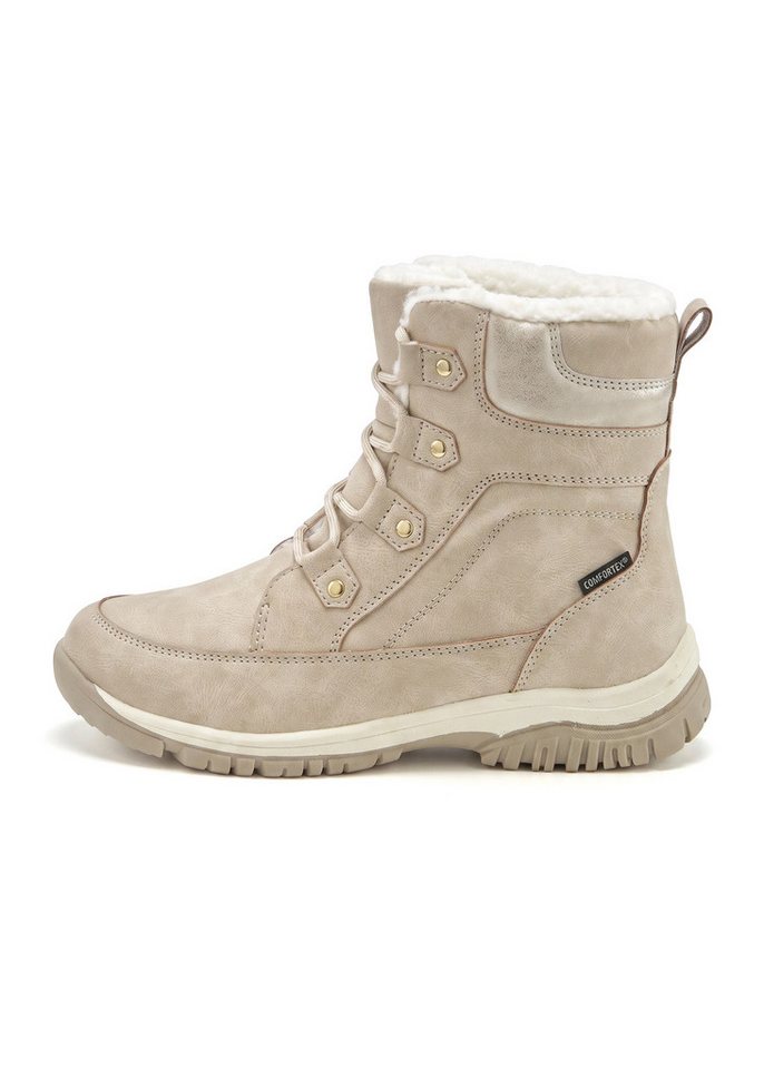 LASCANA Outdoorstiefel, Winterstiefelette, Winterboots, Schneestiefel, Stiefelette NEU mit wasserabweisender Comfortex-Membrane und Warmfutter – Bild 4 von 5