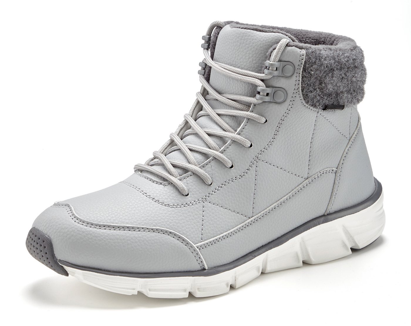 LASCANA Outdoorstiefelette, Schnürschuh, Boots, Schneestiefel Stiefelette mit wasserabweisender Comfortex-Membrane und Warmfutter – Bild 2 von 5