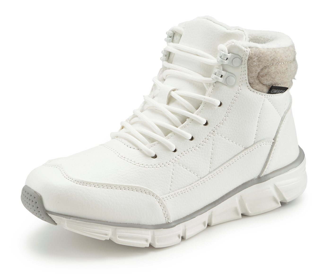 LASCANA Outdoorstiefelette, Schnürschuh, Boots, Schneestiefel Stiefelette mit wasserabweisender Comfortex-Membrane und Warmfutter – Bild 3 von 5